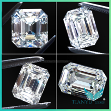 wholesale moissanite emerald 3 ct EDF color forever one moissanite stones