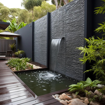 Outdoor Garden Water Feature Wall