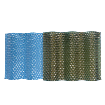Diamond and corrugated polycarbonate sheet