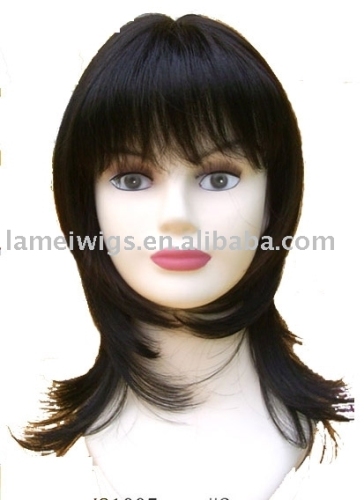 middle synthetic hair Wigs