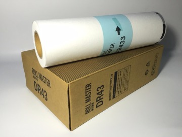 compatible copier master roll master master for duplo 650 430 440 DR650 DP4030 43E 43F 43s digital duplicator wax paper roll 2pc