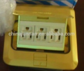 USA floor mounted electrical outlets