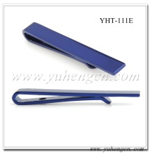 YHT-111E New Small Blue Colored Tie Bars,Fashion Mens Tie Accessories