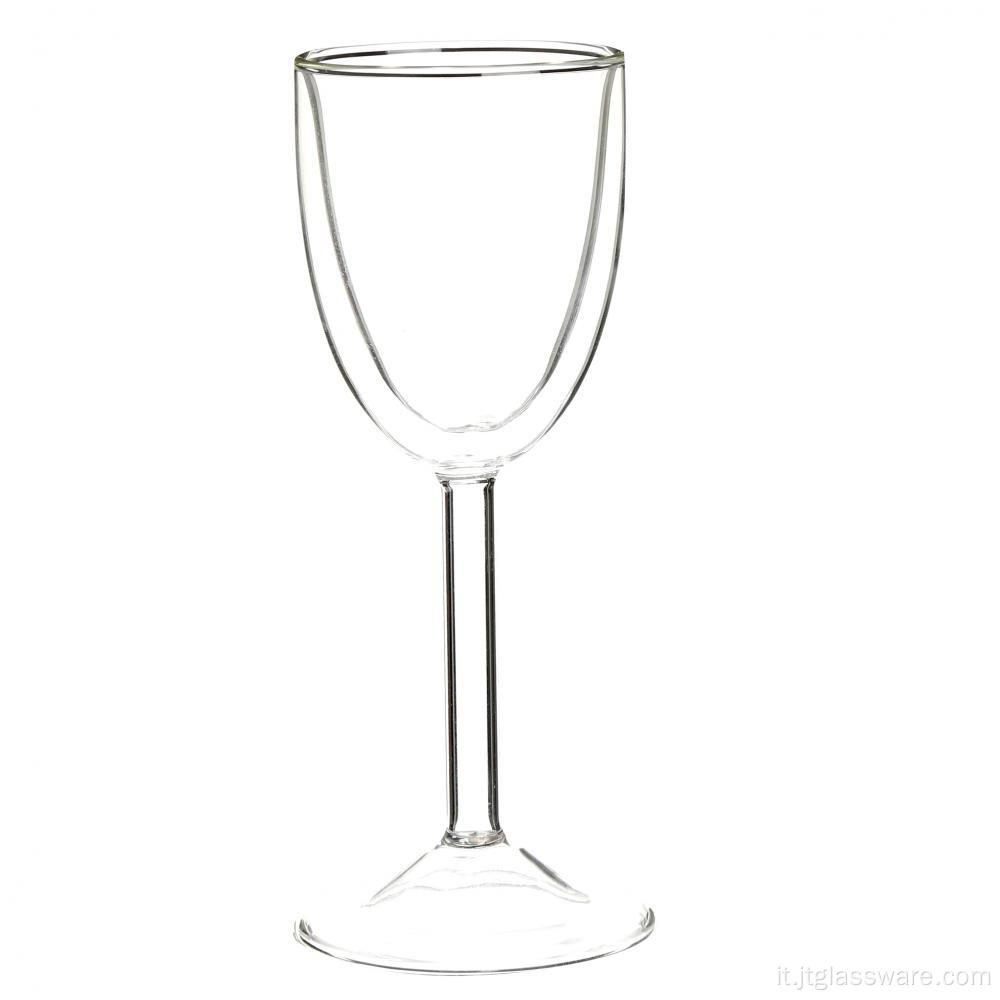 Bicchieri in vetro borosilicato a doppio strato