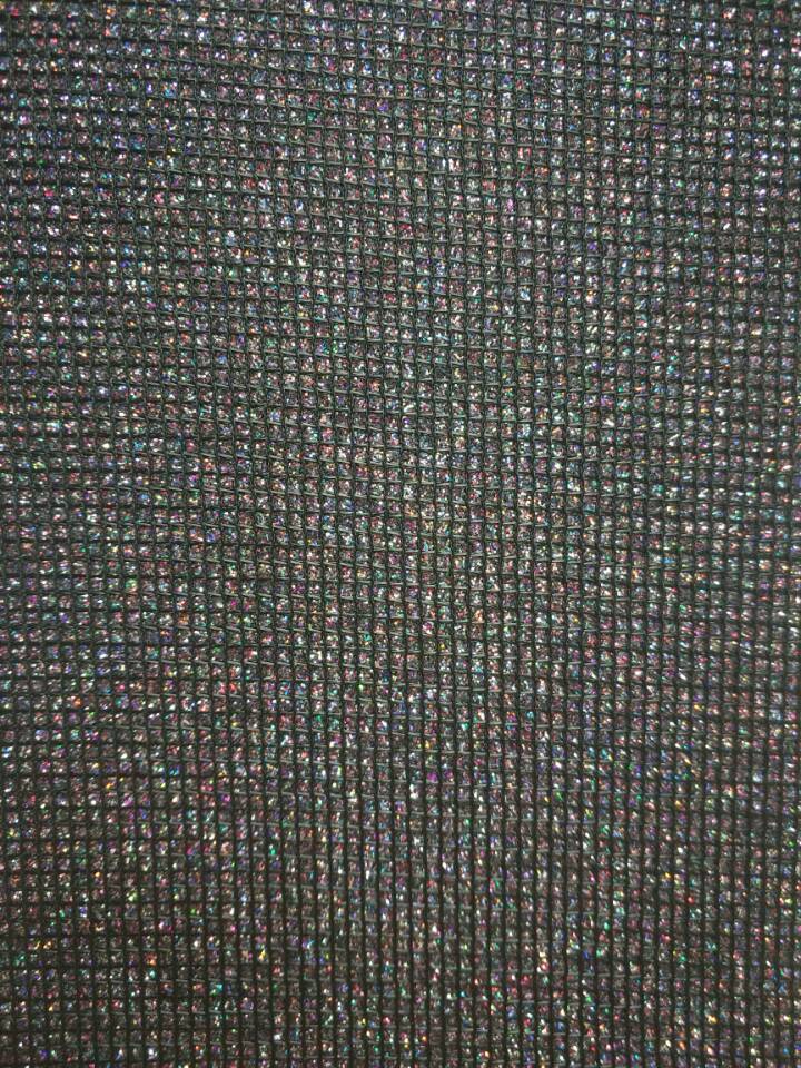 Material del flash del brillo del cuero Glitter flash material leather