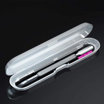 Stainless Steel Cuticle Pusher & Nail Polish Pedicure Tool Set