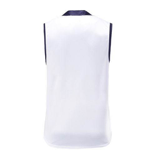 Chaleco Dry Fit Soccer para Hombre Blanco