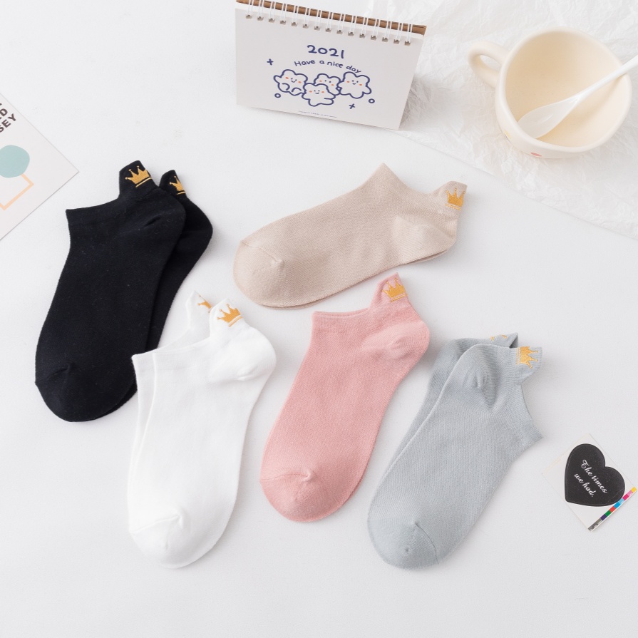 Mesh crown boat medyas para sa lahat ng okasyon