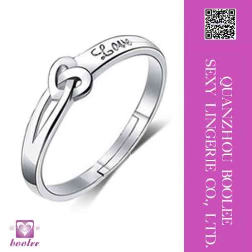 Wholesale Sexy Fashion opening couple rings lovers to tie