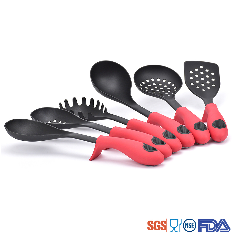 6 Piece household cooking nylon premium kitchen utensils