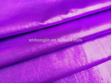 colorful foil fabric, gold foil fabric, fabric for dress, polyester spandex fabric