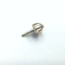 H2030 Silver Earring Stud Screw Back & Post