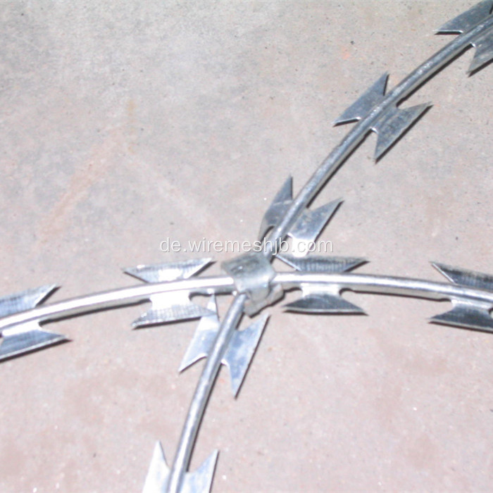 Feuerverzinktes Concertina Razor Wire BTO-22