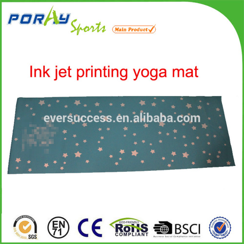 High grip wholesale pvc custom printed eco hot yoga mats