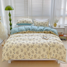 Luxury Printed Home Decor Microfiber Bedding Set