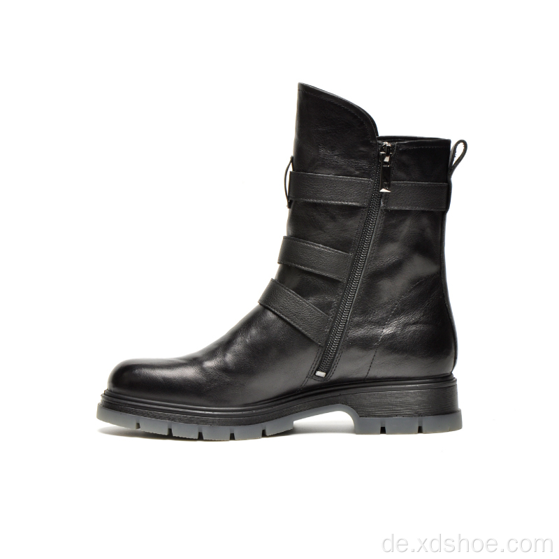 Business Casual Damen Schneestiefel Schnallenstiefel