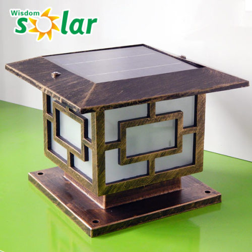 Outdoor Solar Main Gate Lights; Solar Post Cap Light; Solar LED Lighting