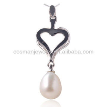 Alibaba fashion heart silver pendants