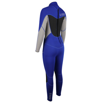 Piroscafo in pelle di pelle di pelle di maglietta con zip posteriore in neoprene femminile