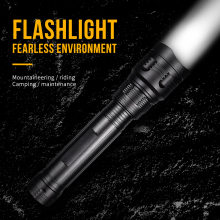 Multi-Function Heavy Duty Weather Resistant Torch Flashlight