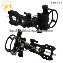 Topoint Archery,5 Pin Bow sights,TP6550,5 pin Bow sights,Micro adjust,Tool less design,BLACK version