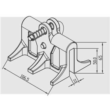 AH206756 Agricultural spare parts Corn head Part Threshing