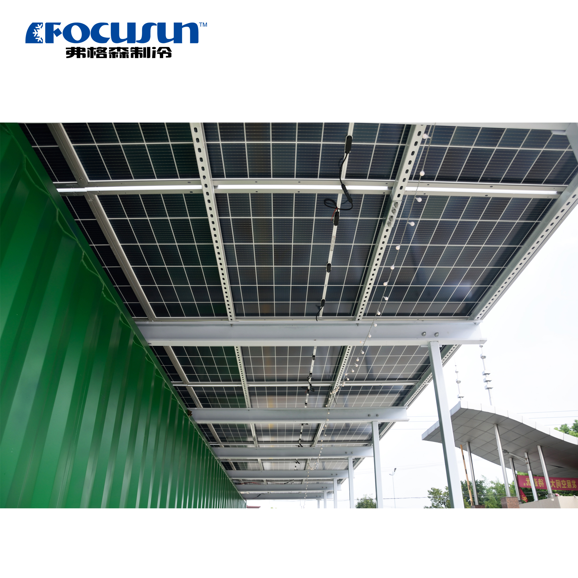 40 Feet Containerized Solar Powered Cold Room For Vegetables And Meat ...