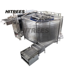 Long-Lasting Spiral Quick Frozen Vegetable Freezer