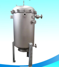 0.1um reuse water filtration stainless steel cartridge filter used for RO feed water