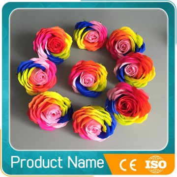 wholesales handmade rainbow rose soap rose flower