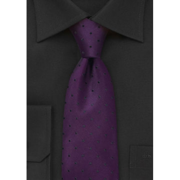 Striped Woven Silk Tie