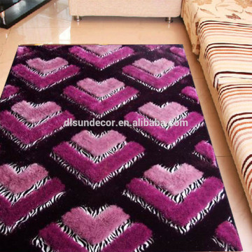 3d polyester shaggy rug carpet factory price