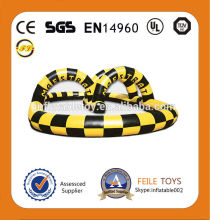 adult games new inflatable go karts race track inflatable race track