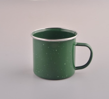 20oz 700ml Green Enamel Metal Mug Coffee Cup