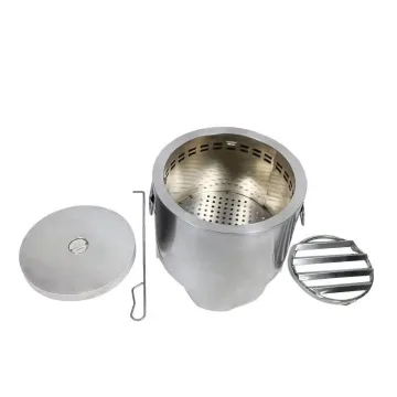 OEM Portable Outdoor Fire Pit for Garden Heating 16 Inch Stainless Steel Smokeless Fire Pit Stove