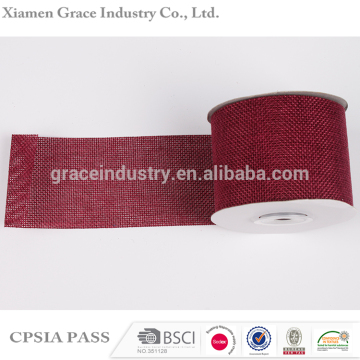 China Wholesale Market decorative jute burlap ribbon jute ribbon