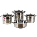 8Pieces Useful Stainless Steel Pot Set