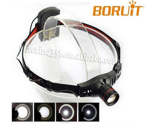 CREE XRE Q5 headlamp function zoomable 3x AAA battery cree led headlamp for camping