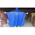 poncho antipioggia in pvc riutilizzabile con logo