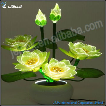 Artificial flower lighting centerpieces for wedding