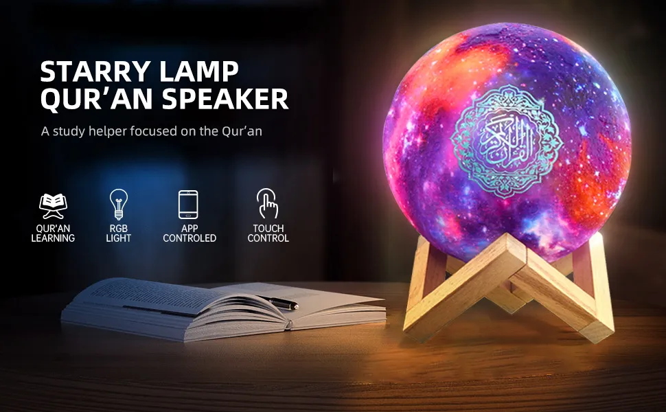 Ramadan Portable Quran Speaker with APP Control and Multi-Language Support
