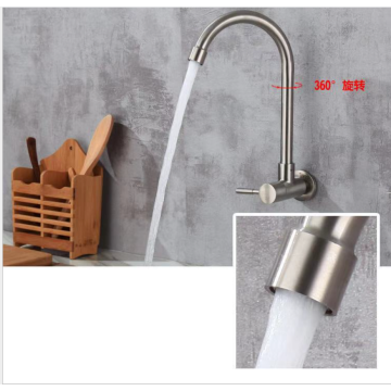 Single cold bathroom ABS Handle Basin Faucets Zinc Tap