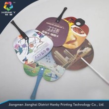 Promotional Summer Advertising Plastic Hand Fan, Customized PP Hand Fan