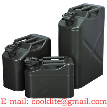 Metal Fuel Canister Military Jerry Gerry Can Steel Fuel Diesel Petrol Container Water Oil Carrier