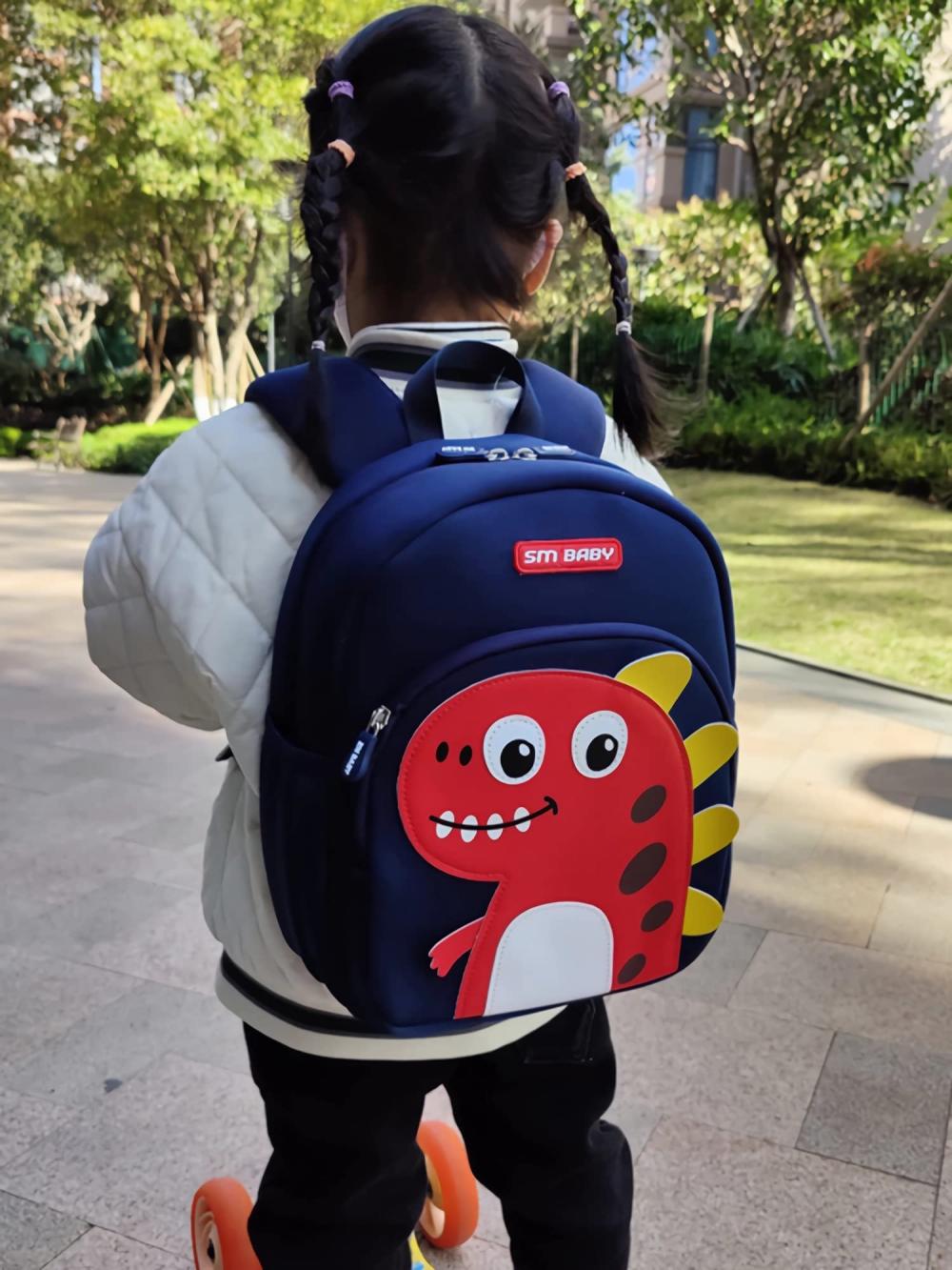 Toddler Dinosaur Preschool Backpack with Leash for Kids Boys Girls