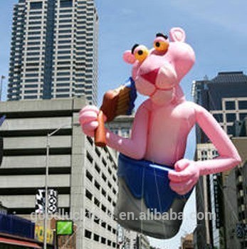 Giant inflatable pink panther for Advertising