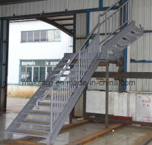 Galvanized Steel Stairs with Handrails Baluster