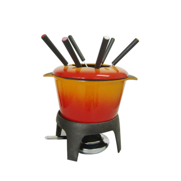Iron Cast Fondue Set