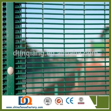 Powder coated 358 high security welded mesh fencing