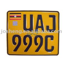 motorcycle number plate